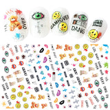 Adhesive Nail Decals for Creative Nail Art