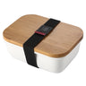 Japanese Ceramic Rectangular Storage Box with Lid