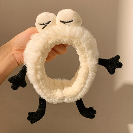 Cute Purple Plush Monster Headband Hair Accessory