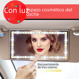 LED Makeup Mirror for Car with Sunshade Hook