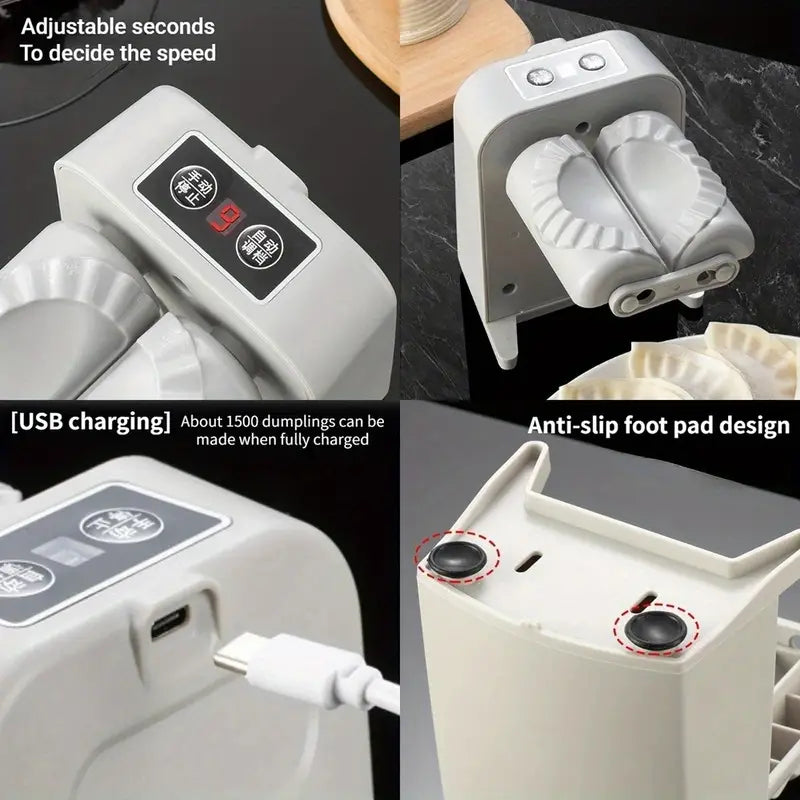 Automatic Electric Dumpling Maker with Manual Accessories