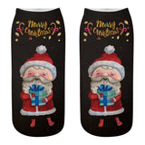 New 3D Printed Christmas Socks for Women