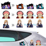 3D Anime Stickers Car Stickers Waterproof Car Decals Japanese Manga Motion Sticker for Automotive Computer Laptop Skateboard Wall Decor Cool Stickers Kids Anime Gifts