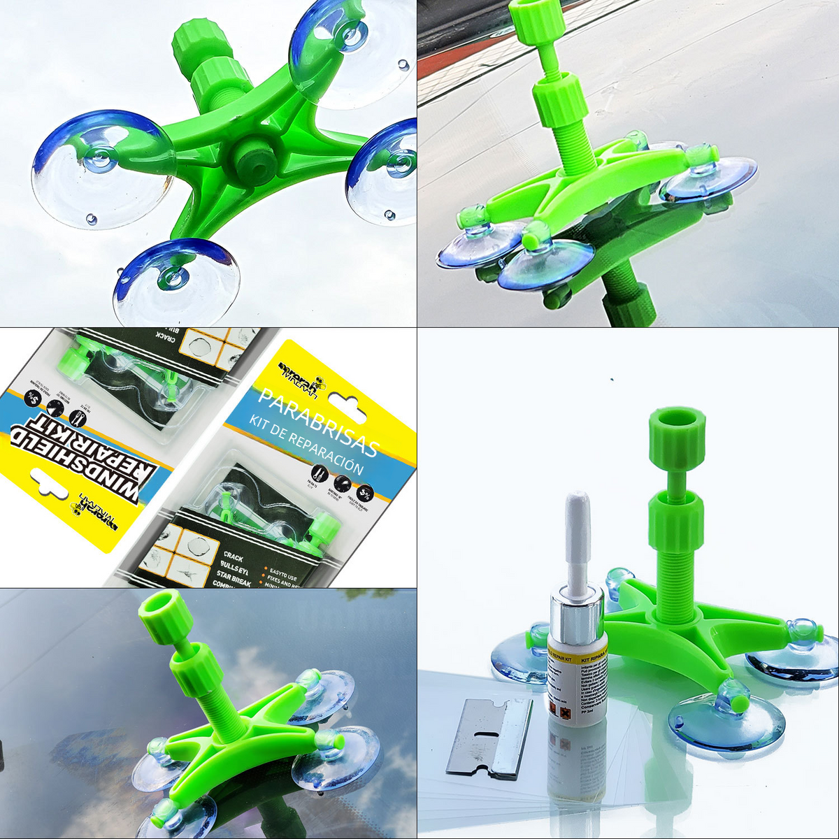 Sikeo Auto Windshield Repair Tool and Resin Kit