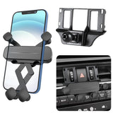 LUNQIN Car Phone Holder Mount for Lexus ES 250 350 300h 2022 2023 2024 2025 Auto Accessories Navigation Bracket Interior Decoration Dash Board Mobile Cell Phone Mount