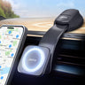 aetos for iPhone MagSafe Car Mount Magnetic Phone Holder with Adhesive Suction Base Fits iPhone 15/14/13/12 Pro/Plus/Max and Android Phones with Ring Adaptor Ideal for Dashboard and Windshield