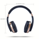 Wireless BT Headphones with Microphone for Gaming