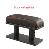 Universal Leather Armrest Pad for Car with Adjustable Height