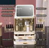 Lighted Mirror Makeup Storage Box