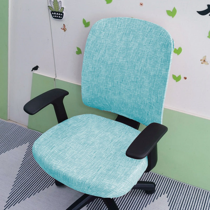 Simple Stretchable Office Chair Cover Set