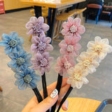 Korean Style Flower Bun Maker Hair Accessory for Women