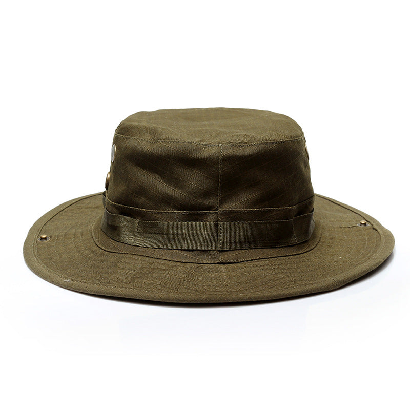 Camouflage Outdoor Round Brim Hat for Hiking