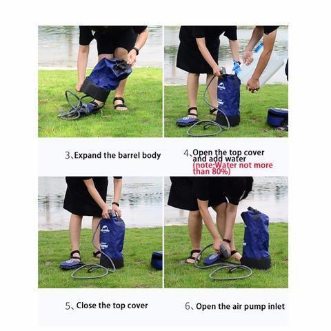 Shower Strap for Camping and Outdoor Use