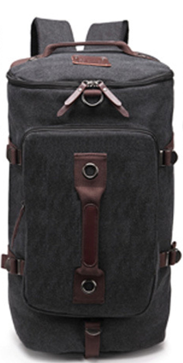 Canvas Backpack for Travel and Hiking - Multi-Function