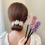 Korean Style Flower Bun Maker Hair Accessory for Women