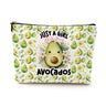 Avocado Cosmetic Bag Funny Avocado Gifts Avocado Stuff Merch Makeup Bag Mothers Day Graduation Christmas Birthday Friendship Appreciate Gifts for Women Friends Avocado Lovers Mom Sister Daughter Wife