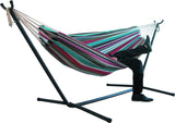 Thickened Wide Canvas Indoor Camping Hammock for 1-2 People