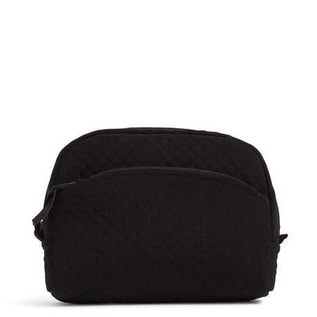 Vera Bradley Womens Microfiber Medium Cosmetic Makeup Organizer Bag Black One Size