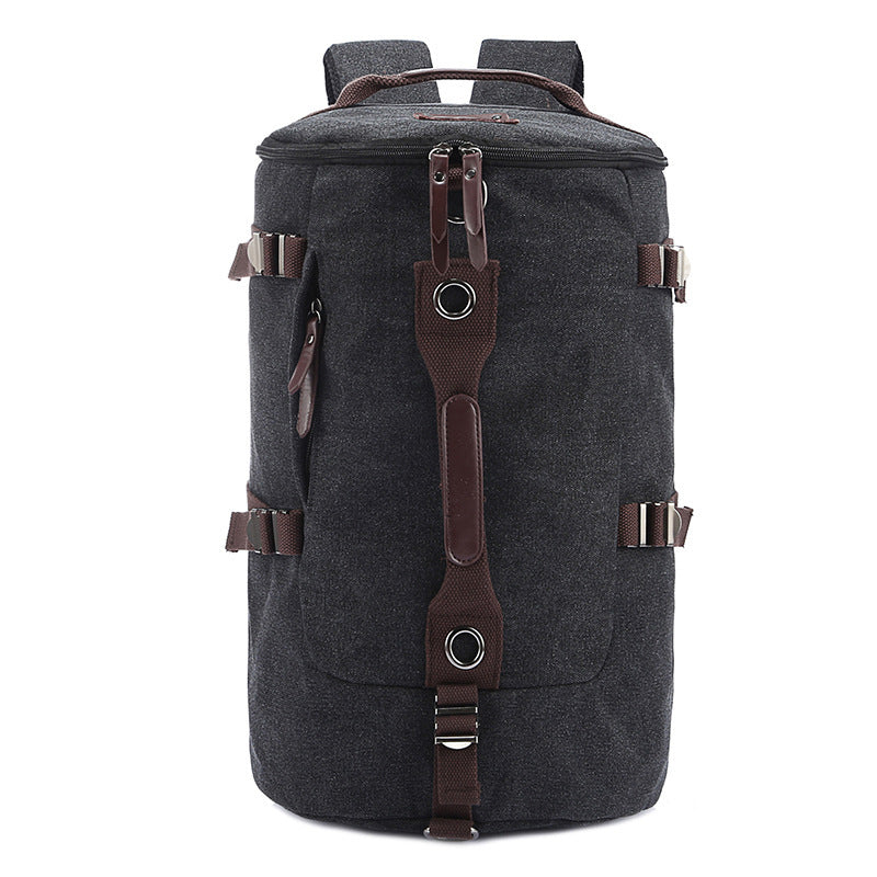 Canvas Backpack for Travel and Hiking - Multi-Function