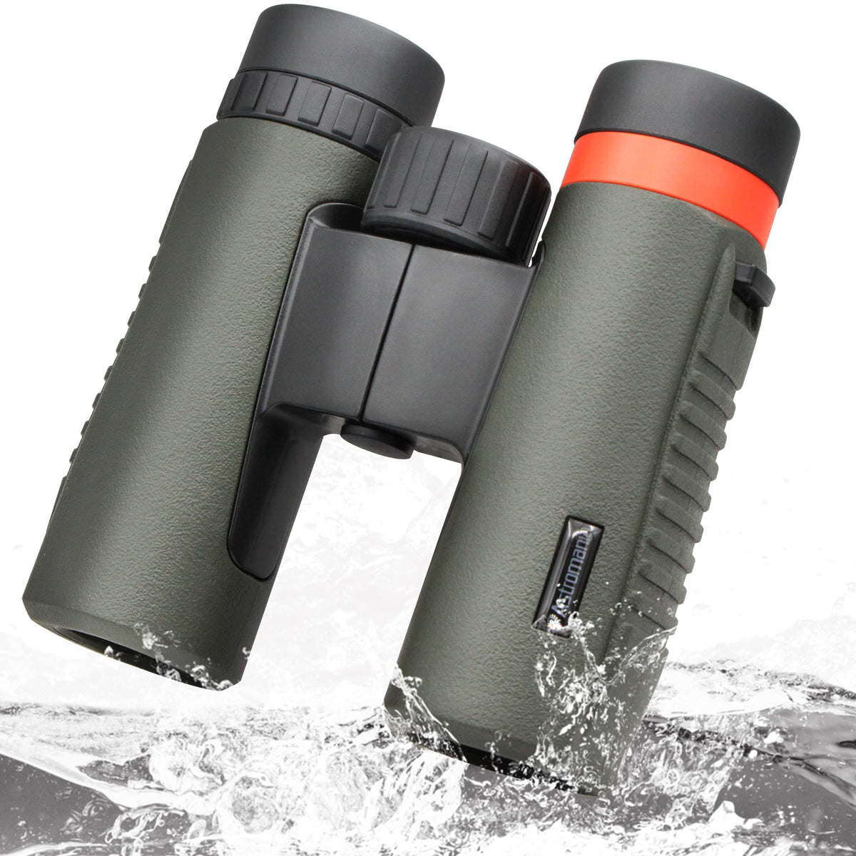 Astromania 8x26 Compact Binoculars Waterproof for Traveling Wildlife Camping and Sport Games Theater and Concerts Bird Watching