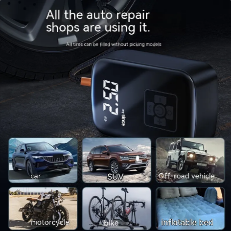 Wireless Portable Car Tire Inflator