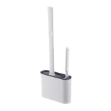 Wall-mounted Toilet Brush Set for Corner Cleaning