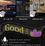 RGB LED Flexible Car Advertising Screen