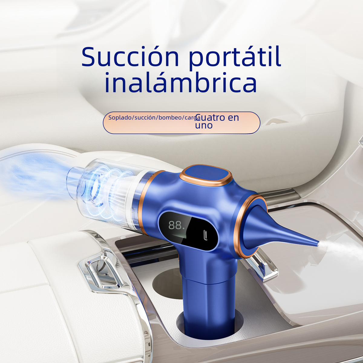 Portable High-Power Rechargeable Car Vacuum Cleaner