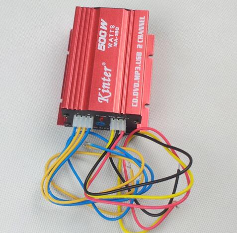 Car Speaker with USB Wired Amplifier for Motorcycles