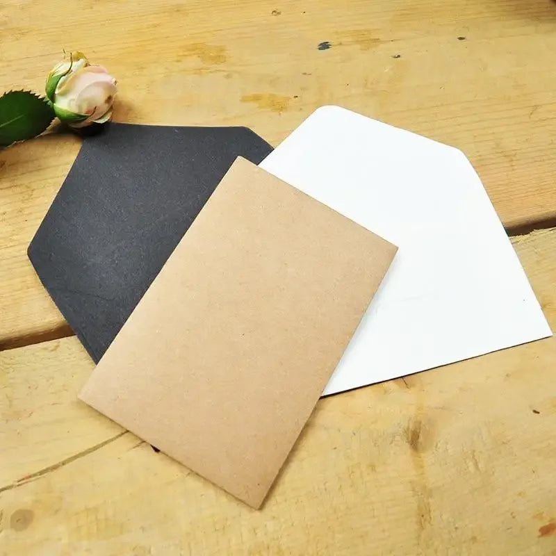 Vintage Style Small Craft Paper Envelopes for Storage