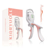 KIARYUOLL Electric Heated Eyelash Curler Kit Hot Lash Therapy Professional Eyelash Tools Battery Powered Lash Lifter Rechargeable Clamp for Various Eye Types Plastic Material (Colour White)