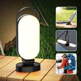 Hapfish Rechargeable Solar Camping Lantern 5000mAh Battery Powered LED Lights Dimmable Foldable Waterproof Camping Essentials Lamp for Power Outages Camping Gear Hurricane Emergency Indoor