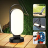 Hapfish Rechargeable Solar Camping Lantern 5000mAh Battery Powered LED Lights Dimmable Foldable Waterproof Camping Essentials Lamp for Power Outages Camping Gear Hurricane Emergency Indoor
