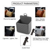 Automotive Supply Storage Bag with Air Vent and Leather Box
