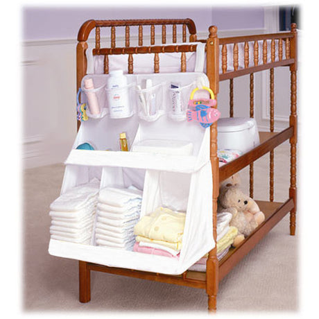 Baby Crib Hanging Storage Bag with 3D Design