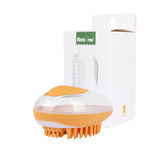 Pet Bath Brush for Cats and Dogs with Shampoo Storage