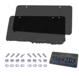 American Style License Plate Cover - Car License Frame, Solid Color Plastic