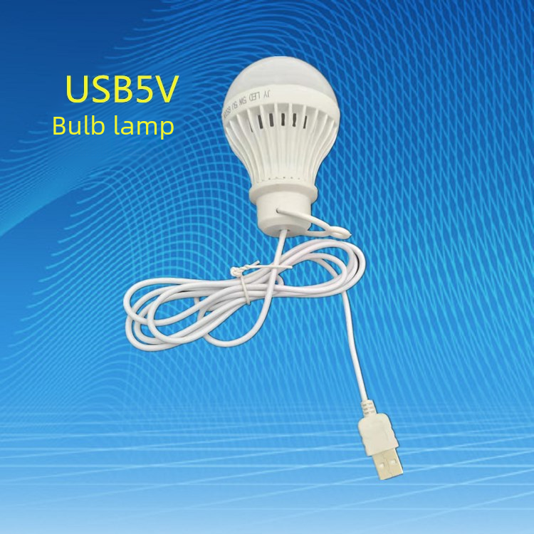 5V USB LED Bulb for Camping and Portable Use