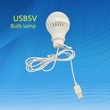 5V USB LED Bulb for Camping and Portable Use