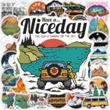 100 Camping Stickers for Outdoor Adventures and Gear