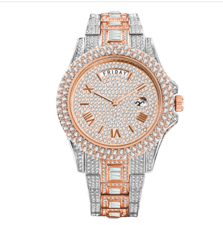 Full Iced Crystal Watch - Atlantic Shopping Mall