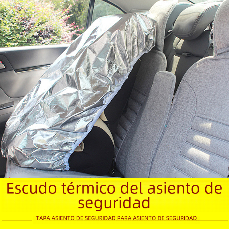 Car Interior Child Safety Seat Cover with Sunshade Shield