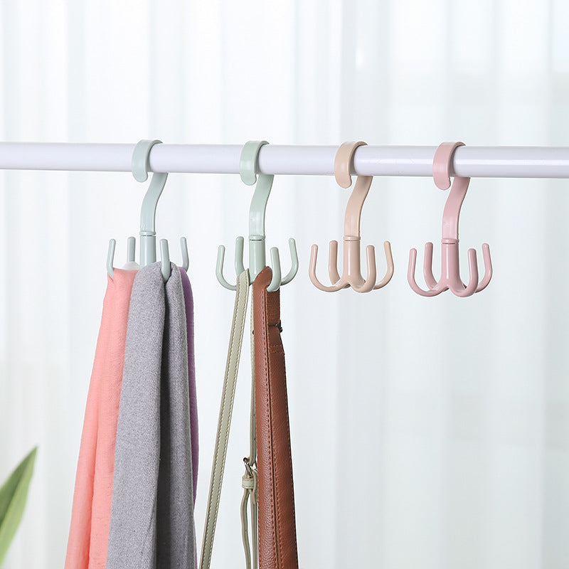 S-Shaped Rotatable Hook for Multifunctional Storage