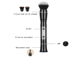 Electric makeup brush, automatic fiber hair foundation blush brush, multi-functional beauty tools