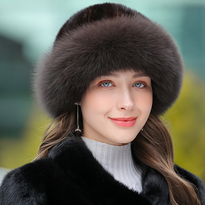 Women's Winter Warm Fur Outdoor Hat
