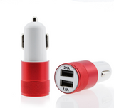 Metal Car Charger with Dual USB 2.1A Output