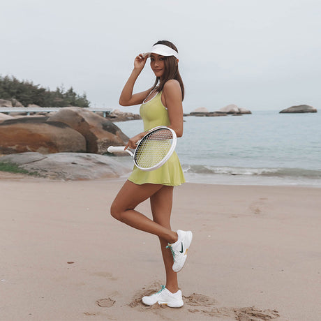 All-in-One Women's Tennis & Yoga Outdoor Fitness Suit