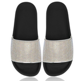 Rhinestone Women's Fashion Craft Flat Slippers