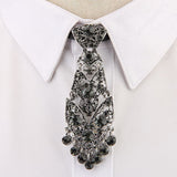 Trendy Unisex Metal Diamond Small Tie Accessories