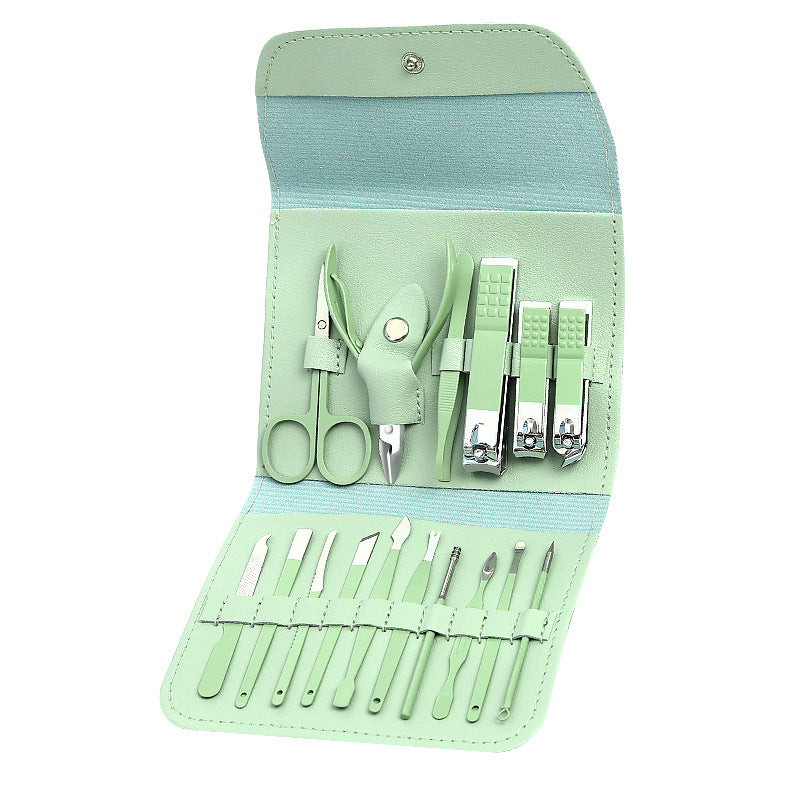 16-Piece Premium Stainless Steel Nail Care Set